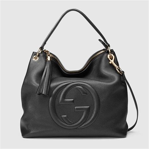 borsa gucci nera|borse Gucci a spalla.